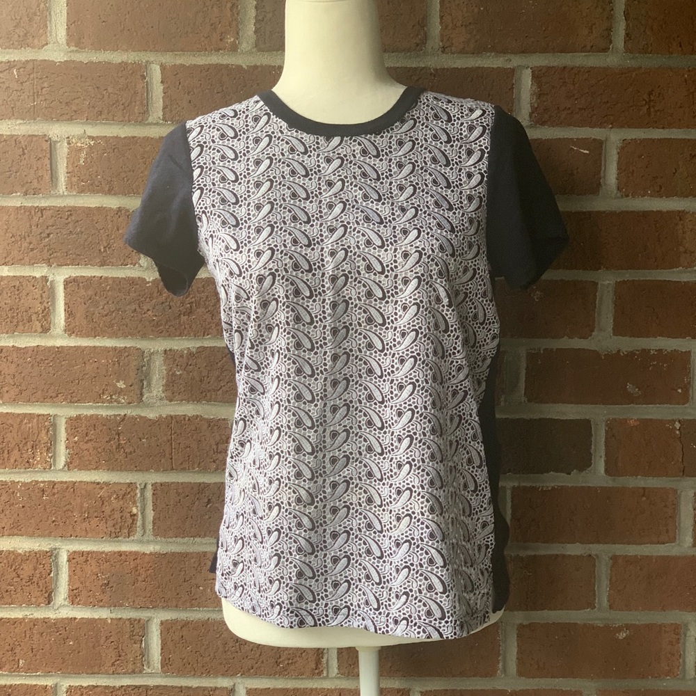 J. Crew Embroidered Tee